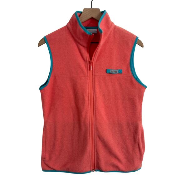 Columbia Women’s PFG Harborside™ Fleece Vest Pink Size Small - Picture 3 of 8